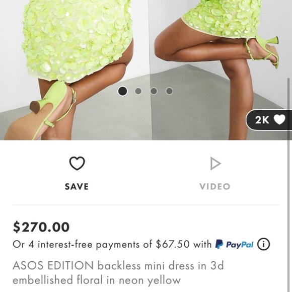 ASOS EDITION - RARE y2k sequin mini cocktail dress - Picture 3 of 8